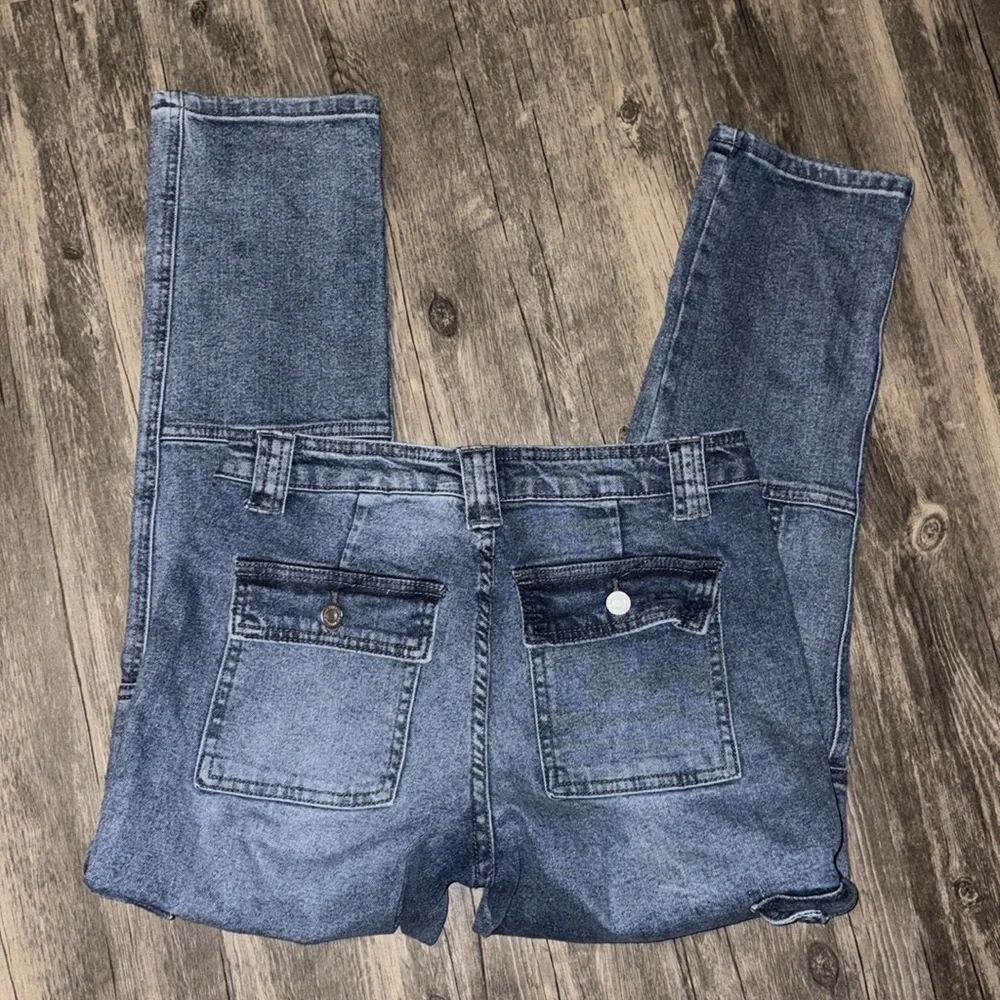 KanCan Avery Straight Leg Cargo Jeans Size 0 - Picture 7 of 9